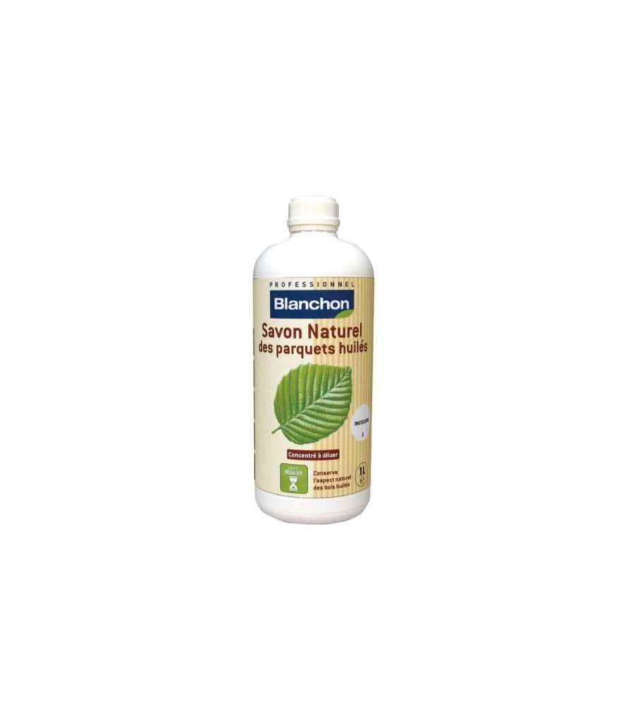 Blanchon Bio-Based Natural Soap for Oiled Wood Floors 1L – White