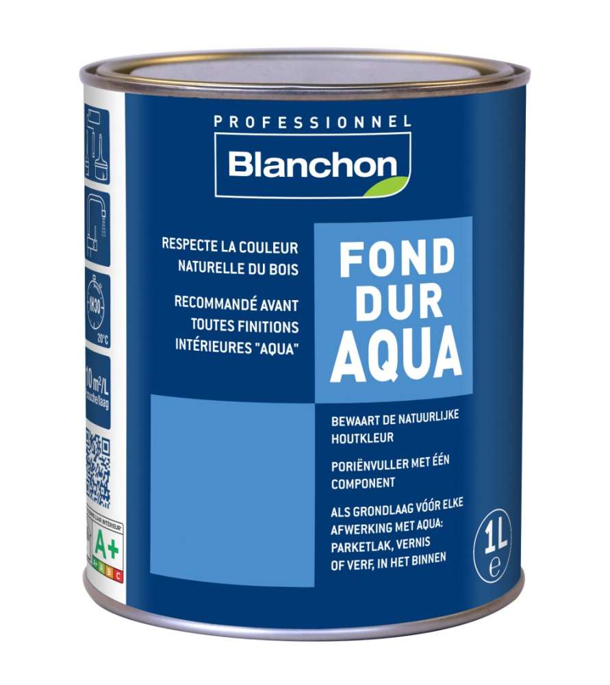 Fondo Turapori Aqua Blanchon 1L – Preparazione del legno e chiusura dei pori prima della finitura
