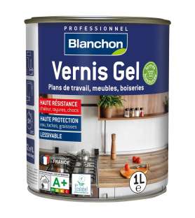 Blanchon Bio-Based Gel Wood Varnish 0.5L – Clear matte