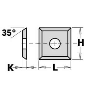Carbide insert (araseurs)...
