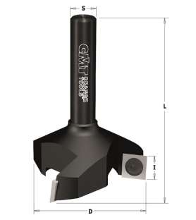 Fraise à surfacer à plaquettes CMT 663.004.11 – Ø60 mm – Queue 12 mm
