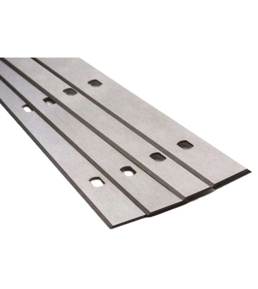 Fer de dégauchisseuse réversible 410 mm pour machine Felder - Jeu de 4