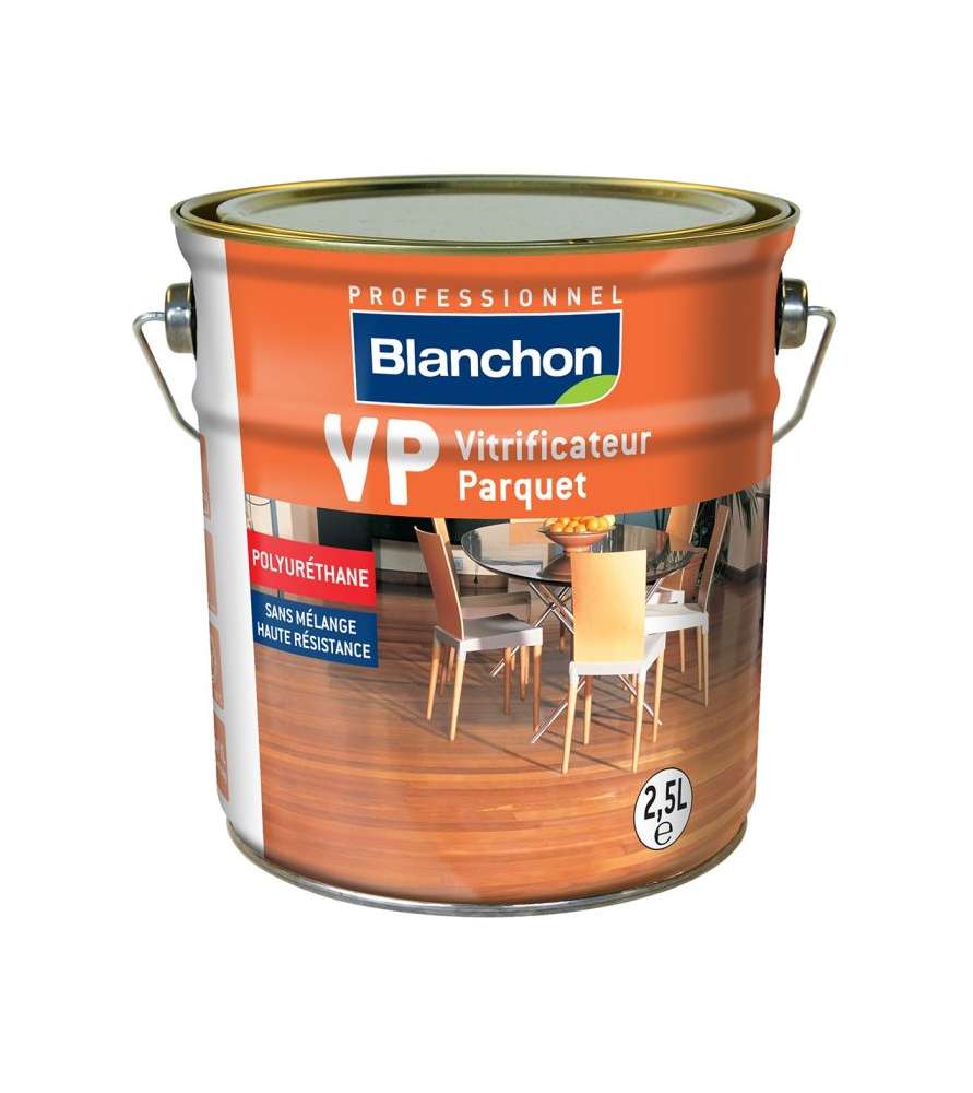 Blanchon VP Parquet Varnish Silk Matt – Natural Wax Effect – 2.5L