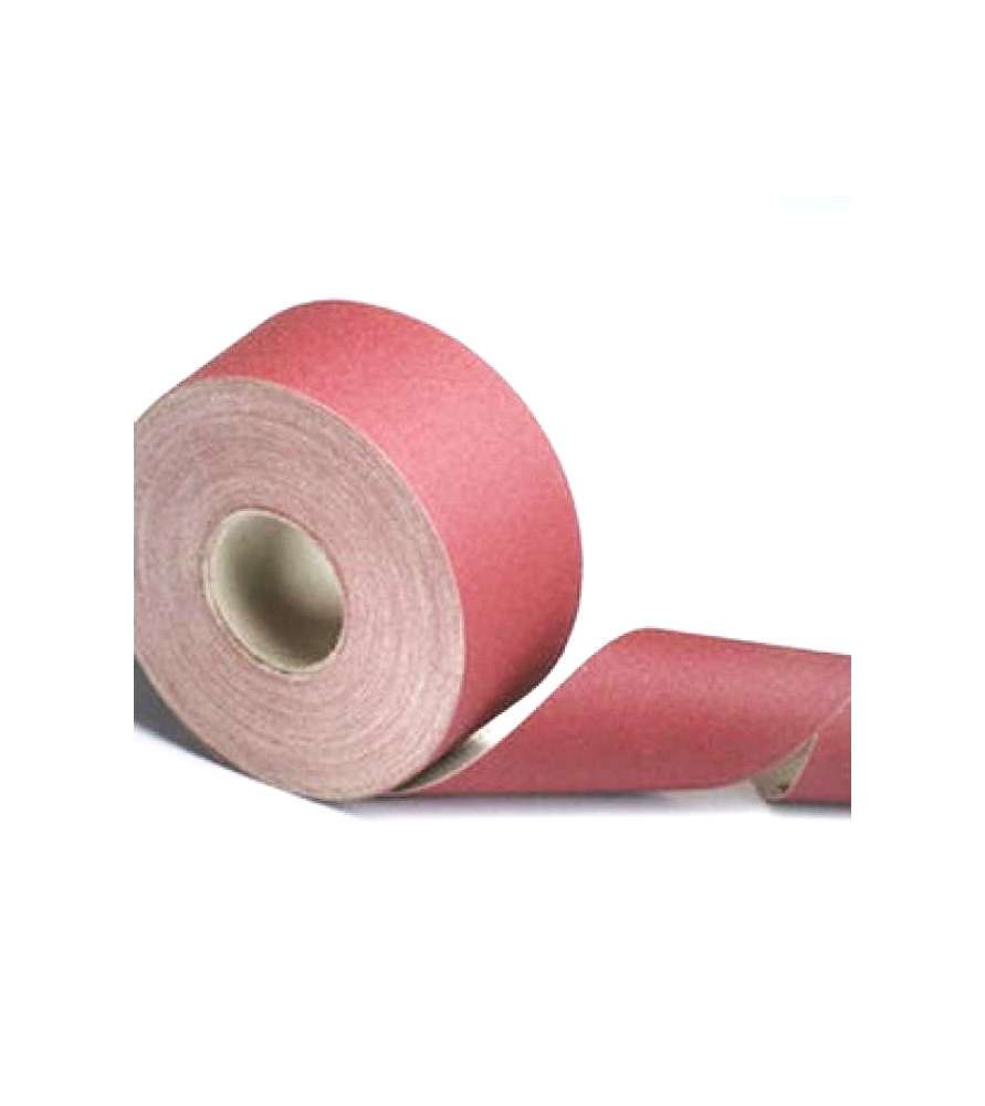 Rotolo abrasivo larghezza 100 mm supporto tela per calibratrice 640 mm, grana 80 - Lunghezza 12,5 m