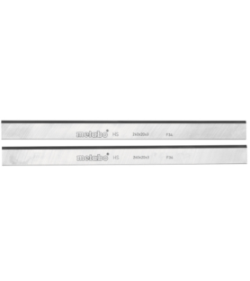 Set of 2 Resharpenable HSS Planer Blades for Metabo HC260 E and HC260 ES - Ref. 0911030721