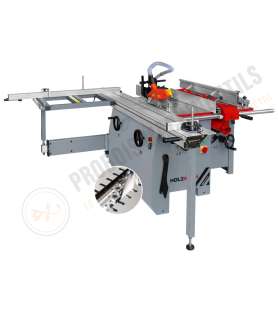 Holzmann K5310VPSMW2 5-Function Combination Woodworking Machine with helical cutterblock - 400V