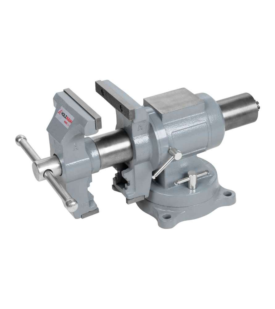 Morsa da banco con base girevole Holzmann WBS125M