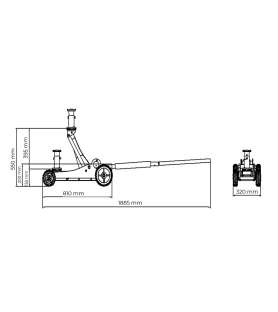 Offroad Hydraulic Jack Holzmann OWH3.0 - 3 Tons