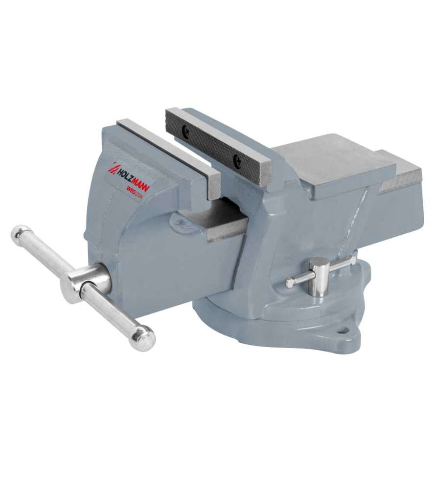 Morsa da banco con base girevole Holzmann WBS125N