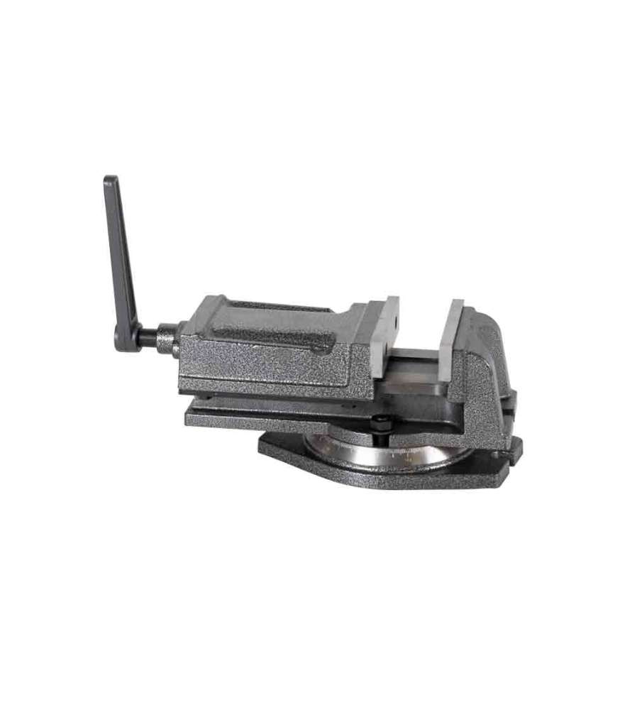 Tornillo de banco Holzmann I125 de liberación rápida con base giratoria