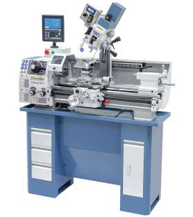 Tornio e fresatrice per metalli Bernardo Proficenter 650 G con indicatore digitale 2 assi ES-12 V - 400V