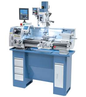 Metal lathe and milling machine Bernardo Proficenter 650 G with digital indicator 2 axes ES-12 V - 400V