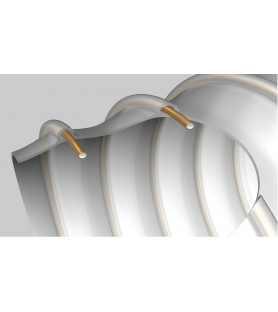 PU Flexible Ducting Hose diameter 100 mm - Length 5 meters
