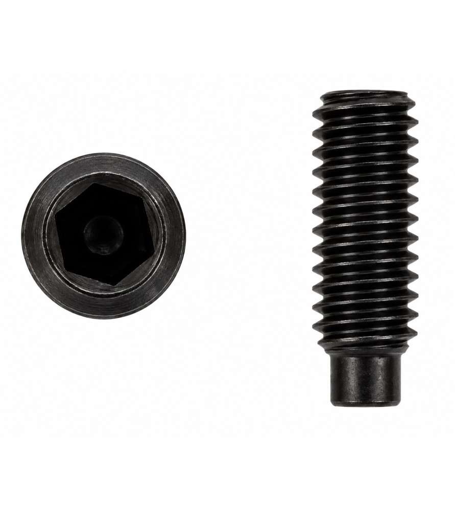 Tornillo prisionero M6 x 16 mm con hexágono interior para fresas ajustables para ranurar