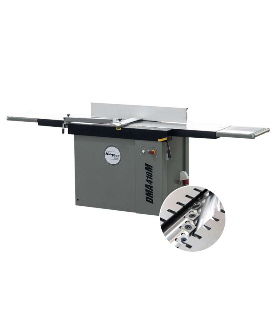 410 mm Surface Planer Holzprofi DMA410M-MONO with Helical Cutterhead - 230V