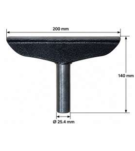 200 mm Tool Rest Ø25.4 mm Stem for Holzmann D510F and Leman TAB050 Wood Lathes