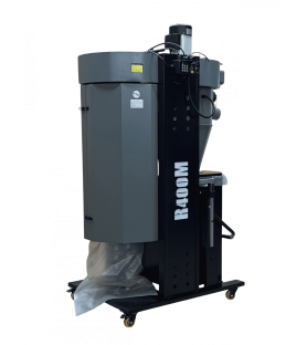 Groupe d'aspiration 240 Litres cyclonique double filtration Holzprofi Master R400M-TRI - 400V