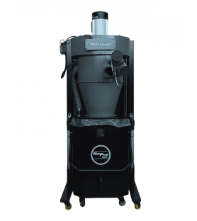 Groupe d'aspiration 240 Litres cyclonique double filtration Holzprofi Master R400M-TRI - 400V
