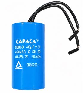 Condensatore di spunto a filo 40µF - 450V