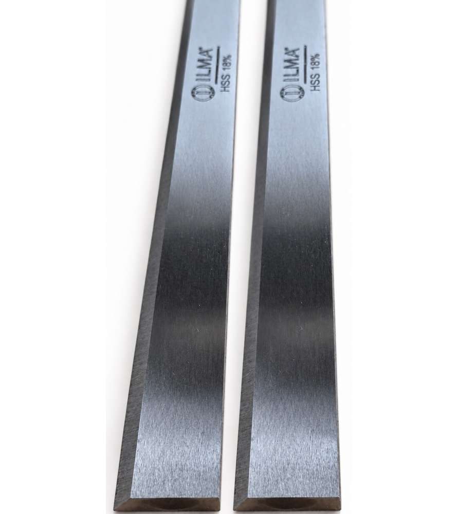 Set of 2 HSS 18% Planer Knives 308 x 20 x 2.5 mm