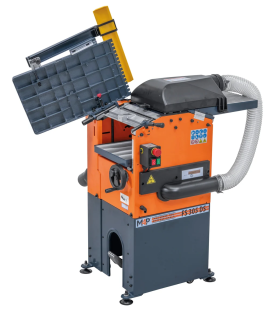 Dégauchisseuse raboteuse M4P FS305DS avec arbre hélicoïdal et aspiration intégrée - 230V