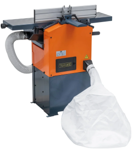 Dégauchisseuse raboteuse M4P FS260S avec arbre hélicoïdal et aspiration intégrée - 230V