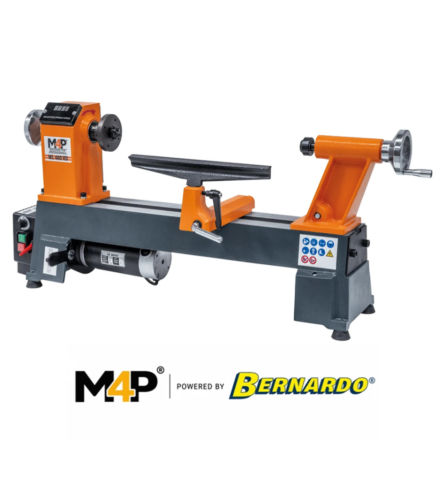 M4P WL480VD Wood Lathe - 750W