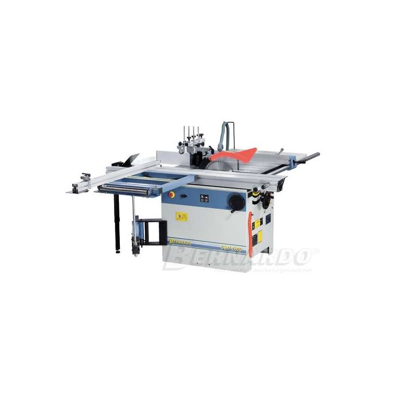 Combined spindle moulder saw Bernardo CSM 1600 with trolley 1600 mm - 400V