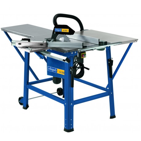 Scie circulaire Kity Scheppach type TS 310 avec chariot 960 mm et rallonge de table