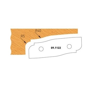 TC panel raising blade Form n° 2 - Version Bottom