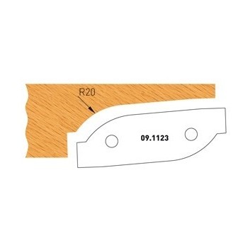 TC panel raising blade Form n° 3 - Version Bottom