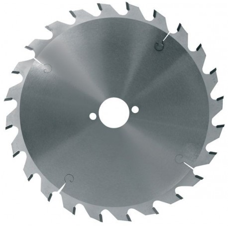 Lame circulaire carbure dia. 165 mm - 24 dents alternées (pro)