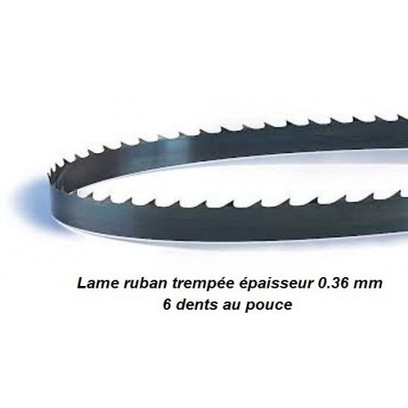 Lame de scie à ruban 1425 X 13 X 0.36 mm pour le délignage (scie Rexon, Delta...)