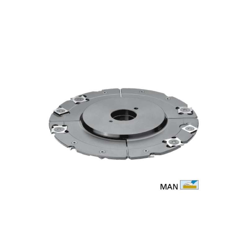 Grooving cutter adjustable 4 to 7,5 mm with TC reversibles blades Grooving cutter adjustable 4 to 7,5 mm with TC reversibles blades
