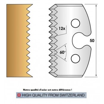 Jeu de 2 fers profiles hauteur  50X5.5 mm n° 203