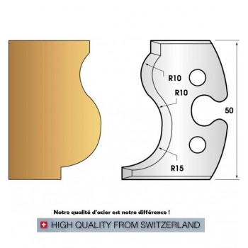 Profile knives or limiters 50 mm n° 229 - molding handrail