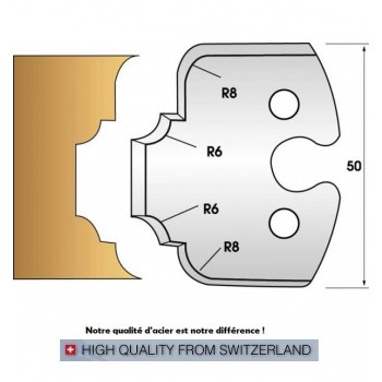 Jeu de 2 fers profiles hauteur  50X5.5 mm n° 236