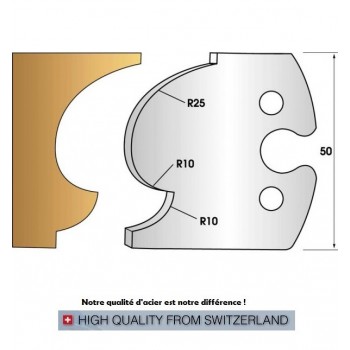  Coltelli e limitatori de 50 mm n° 249 - stampaggio Luigi VXI