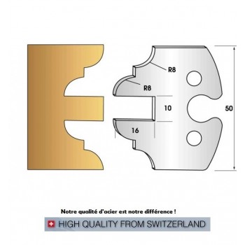 Profile knives or limiters 50 mm n° 250 - against-profile