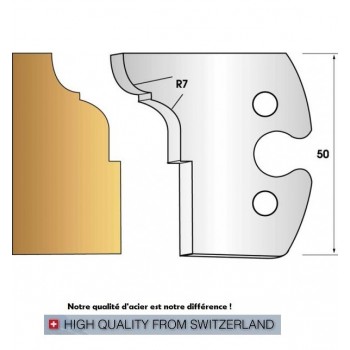 Jeu de 2 fers profiles hauteur  50X5.5 mm n° 273