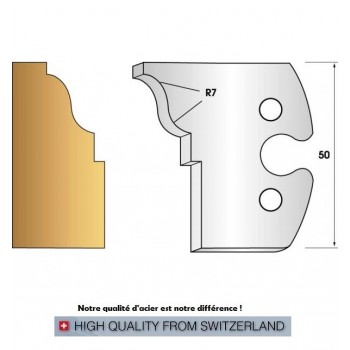 Jeu de 2 fers profiles hauteur  50X5.5 mm n° 274