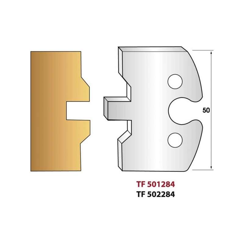 Jeu de 2 fers profiles hauteur  50X5.5 mm n° 284