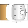 Jeu de 2 fers profiles hauteur 40X4 mm n° 03