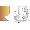 Jeu de 2 fers profiles hauteur 40X4 mm n° 05