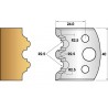 Jeu de 2 fers profiles hauteur 40X4 mm n° 108