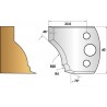 Jeu de 2 fers profiles hauteur 40X4 mm n° 109