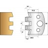 Jeu de 2 fers profiles hauteur 40X4 mm n° 114