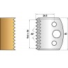 Jeu de 2 fers profiles hauteur 40X4 mm n° 117
