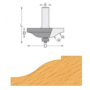 Abplattfräser - Shaft 12 mm