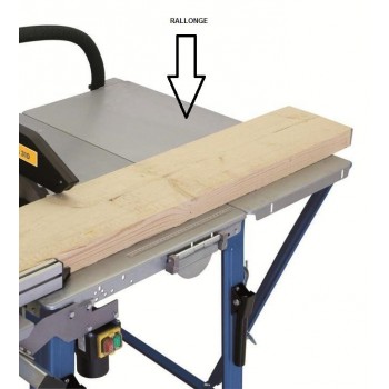 Rallonge de table latérale pour scie ST12, TS30 et TS310